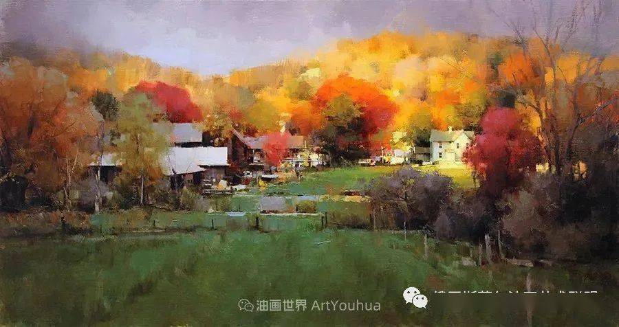 美国艺术家马克·博吉斯风景油画作品欣赏_手机搜狐网