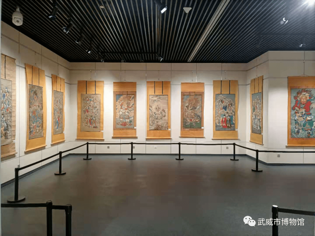 可移动的敦煌壁画武威市博物馆馆藏精品水陆画展即将开展
