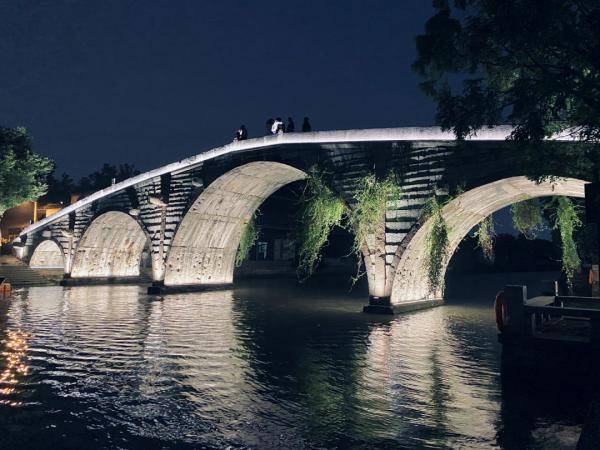 【探索】松江明代古桥调整景观亮灯时间，一起来看夜景美图→