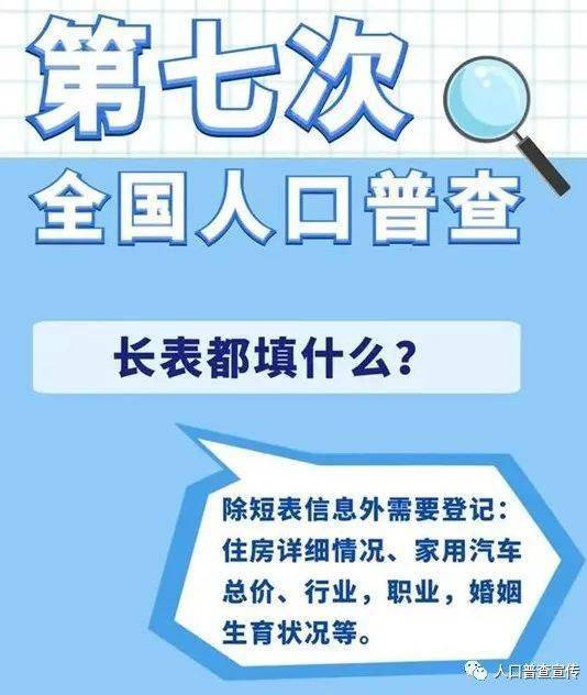 全国人口普查的短表登记时间_全国人口普查短表