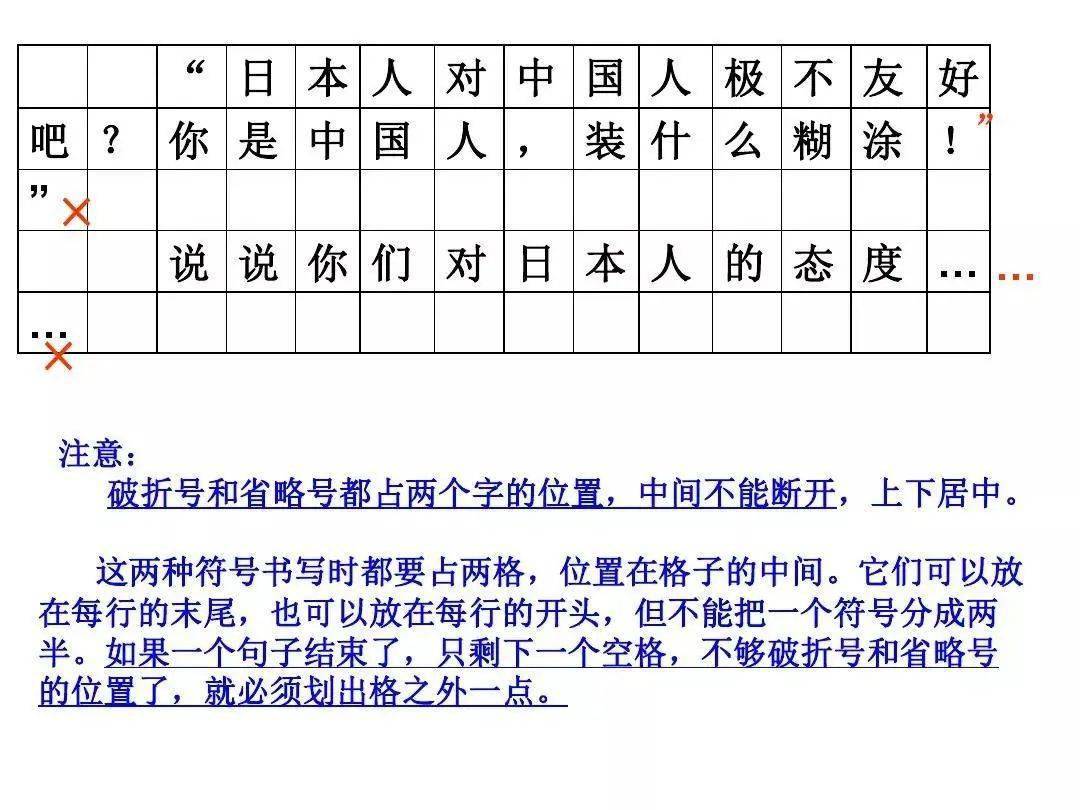 一年级标点符号的正确书写格式(图文展示),孩子不会写错了!