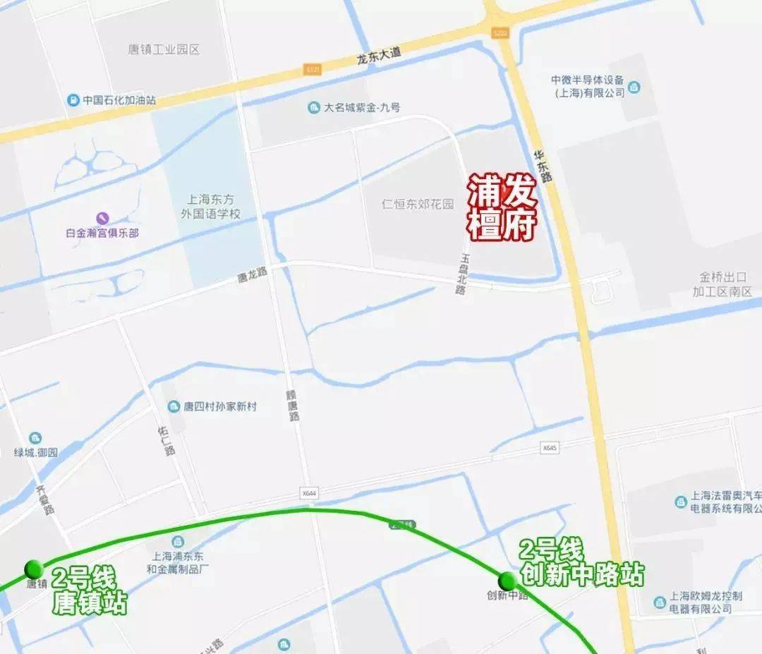 2km. 唐镇地铁站上盖约26万方的阳光天