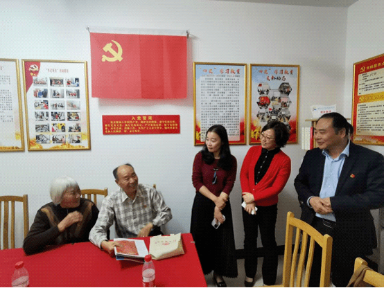 【大调研】区党建服务中心主任金晓燕一行来镇调研
