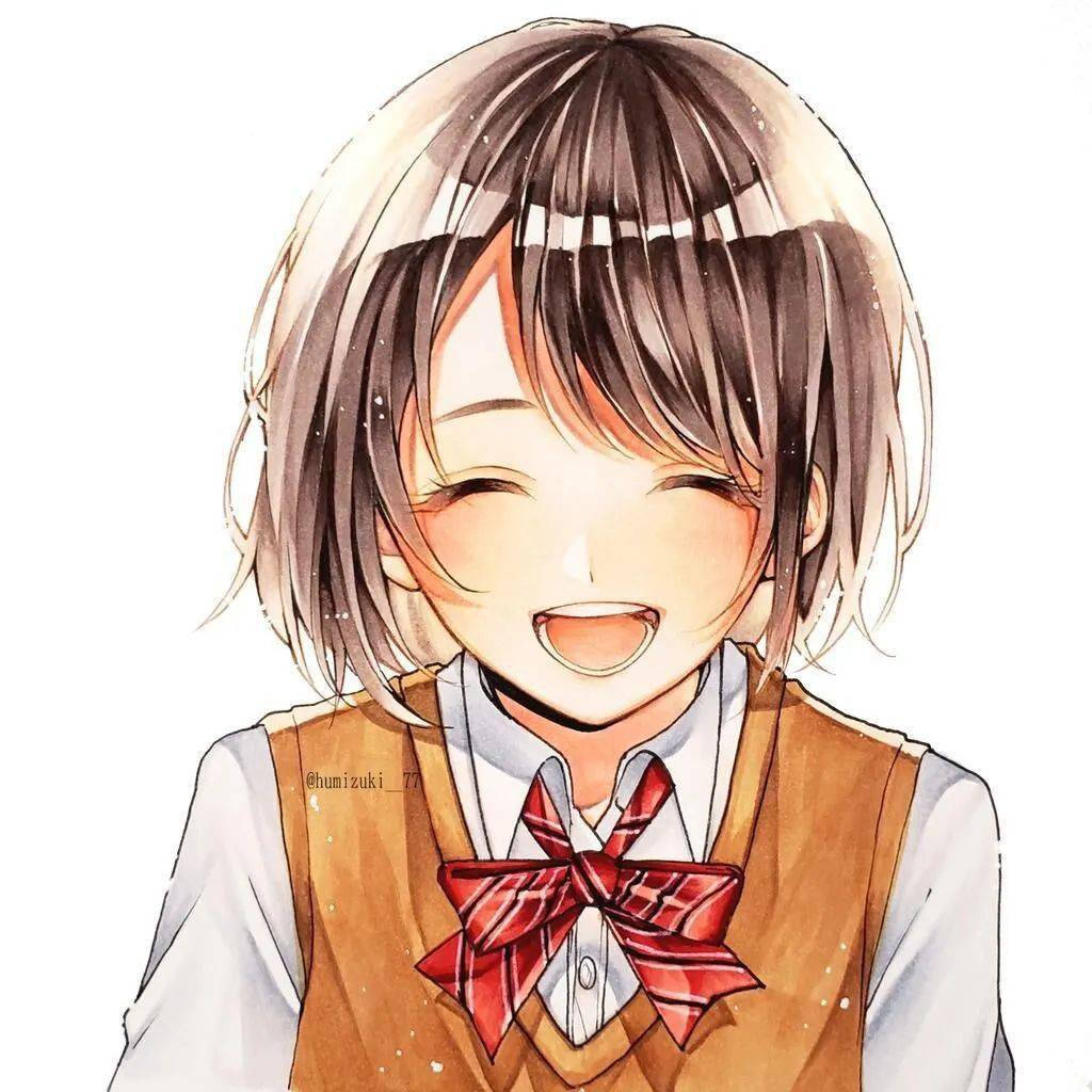 马克笔插画 | 眼睛超漂亮!漫画jk少女手绘素材 皮肤教程