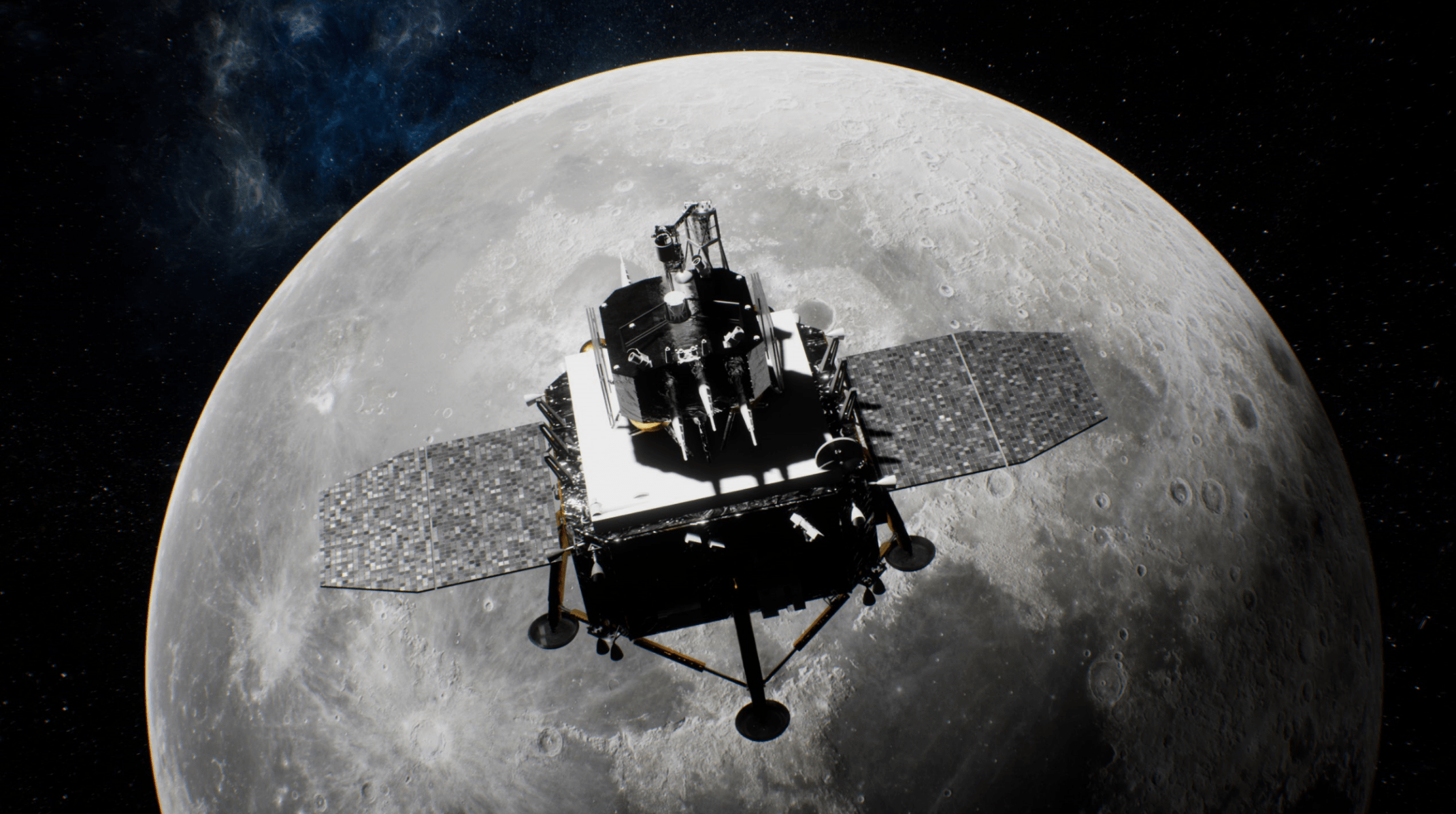 看！这是嫦娥五号落月后拍下的月面照片_京报网