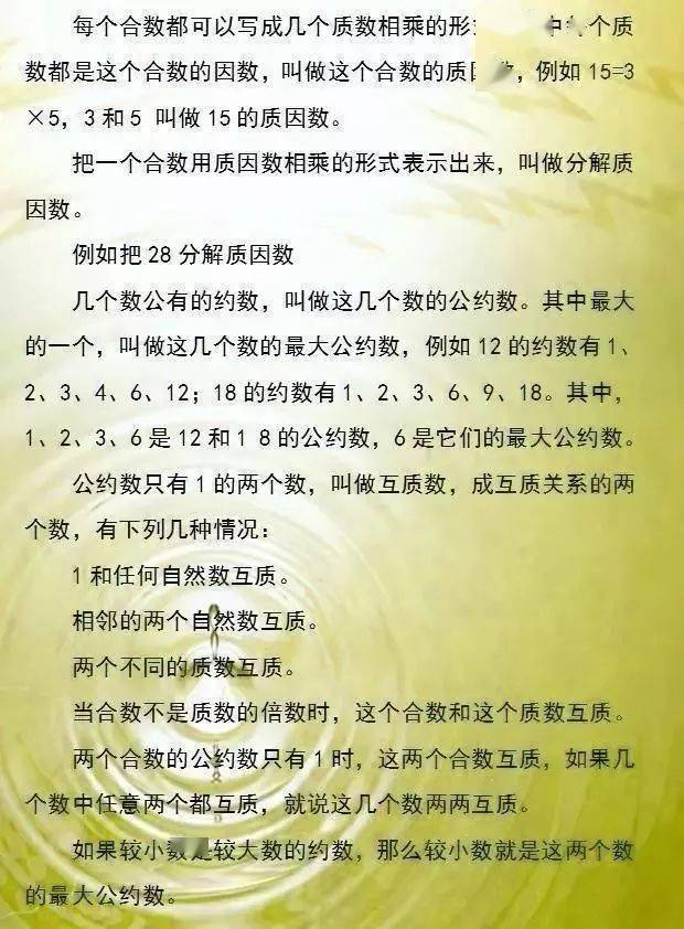 石网|为孩子期末复习助力17张小学数学必备知识点汇总图