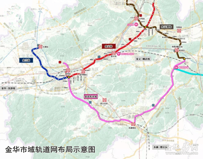 浙江省交通规划网发布涉及金武永东轨道