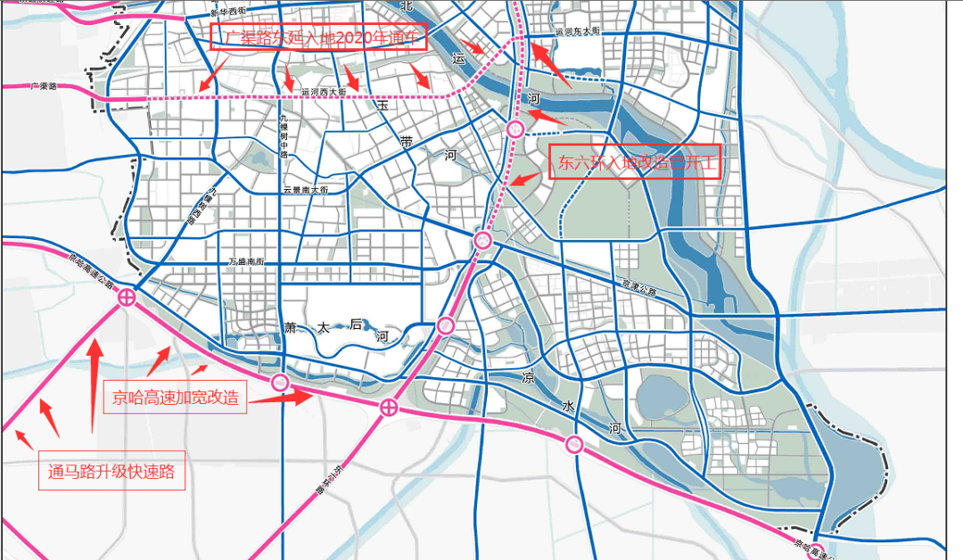 副中心这条路提级为快速路!2022年通车!附副中心