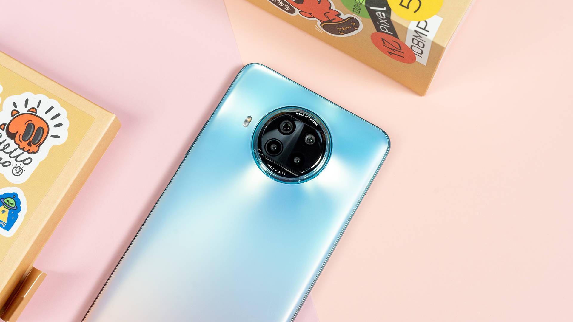 红米note9pro超级壁纸,红米note9pro壁纸 清新渐变风格可人 redmi note 9 pro图赏