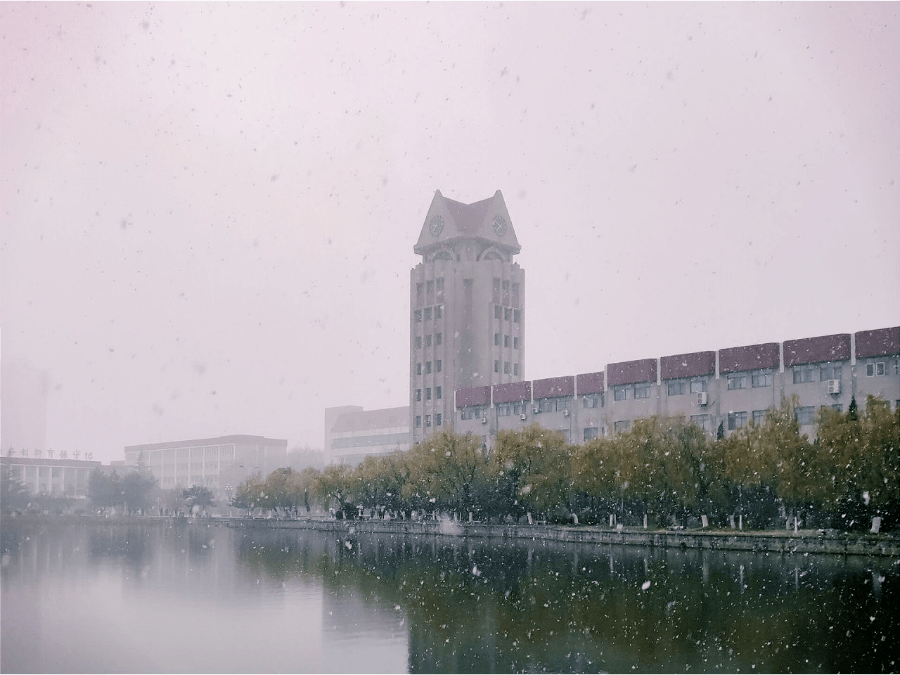 穿过挪威的森林漫步在初雪的烟大