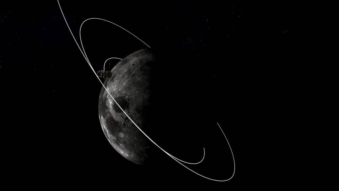 探测器|嫦娥五号再“刹车” 进入近圆形环月轨道飞行