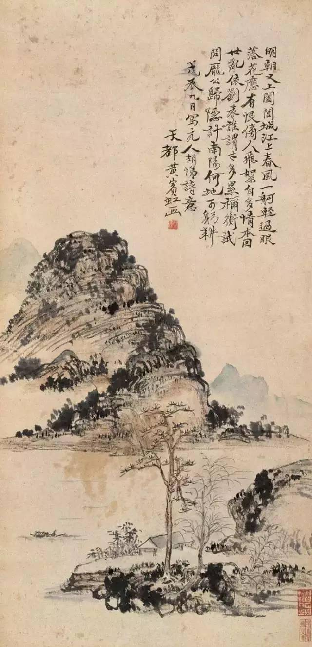 黄宾虹最美的山水画60幅，浑厚华滋，意境深邃，赏心悦目！