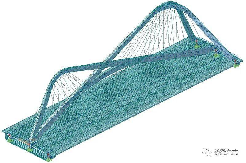 破解异型系杆拱桥的设计,施工难题
