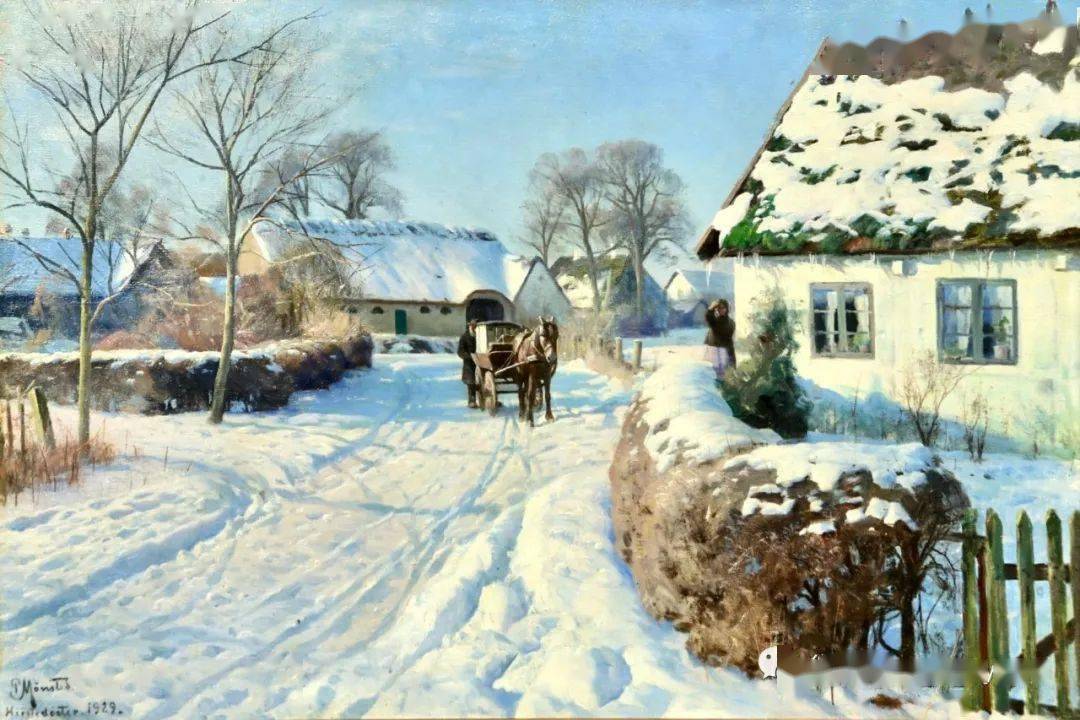 油画风景——画雪小技巧!