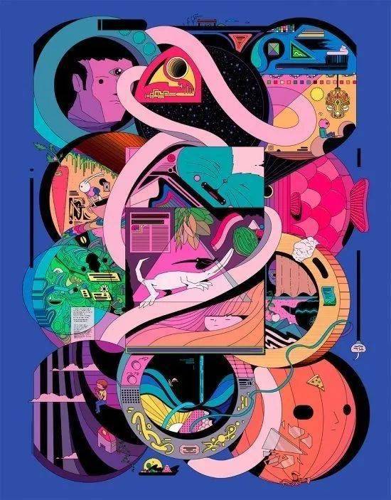 ori toor来自特拉维夫的插画家和动画师,通过随机事件的发生实践自己