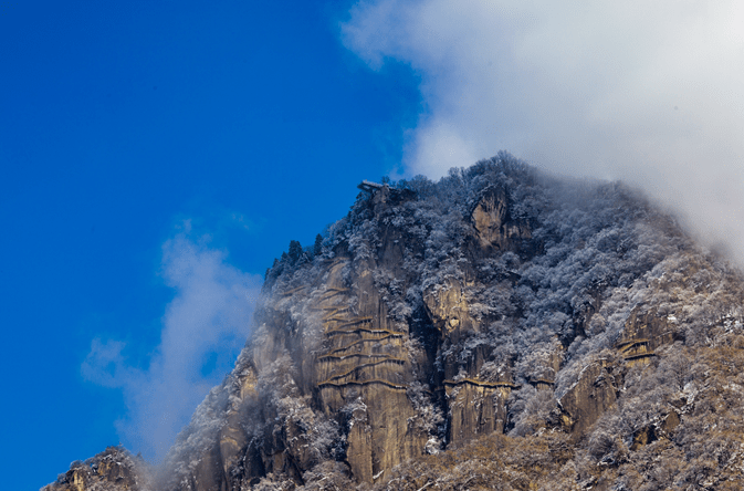 冬季的宝鸡秦岭,绝美!_太白山