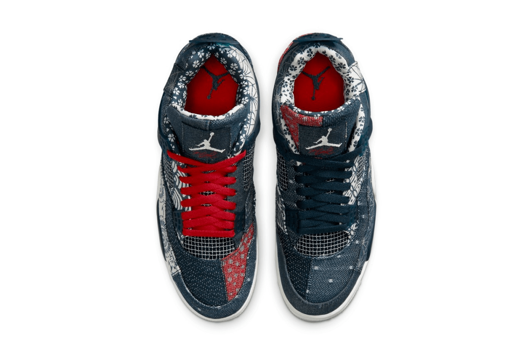 aj4 sashiko on feet