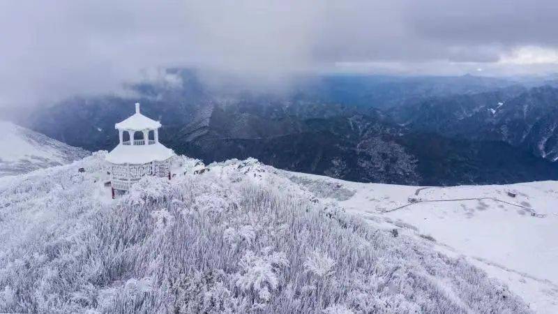 汉中这处雪景登上央视!百万网友被美景征服!