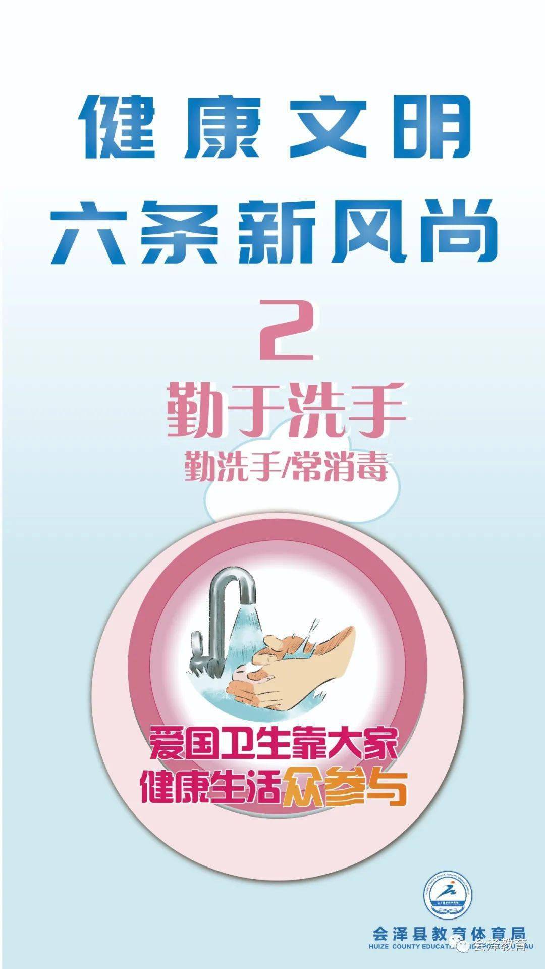 爱国卫生专项行动图说健康文明六条新风尚