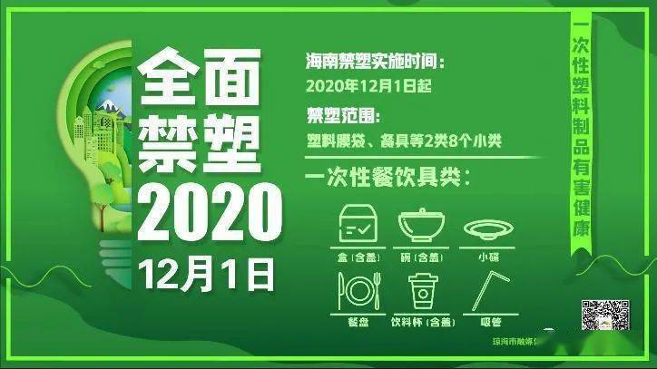 (来源:琼海市广播电视台 海南全面禁塑 海南禁塑实施时间 2020年12月