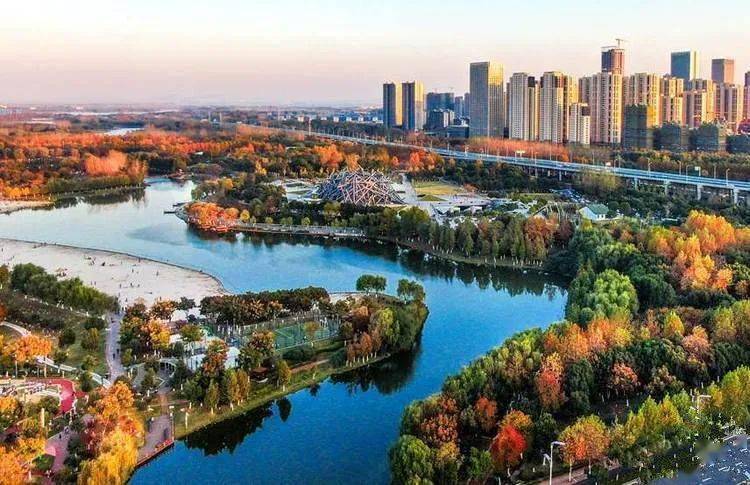 高空视觉,超酷!航拍滨湖塘西河公园,每一张都惊艳 | 航拍公园
