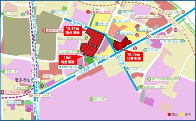 火车南站北片区139亩商住用地浮出 附: 武侯区2021年供地计划