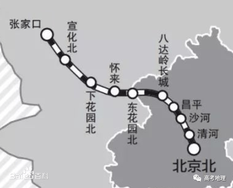时事地理从地理视角分析京张高速铁路