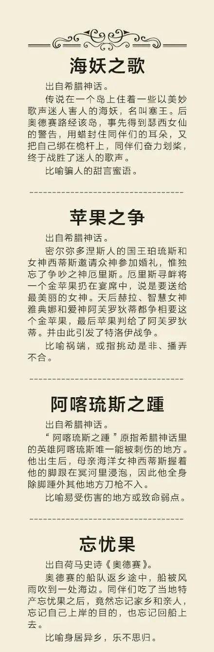 
29个常见外洋文学典故的出处与意义|八戒体育平台(图3)