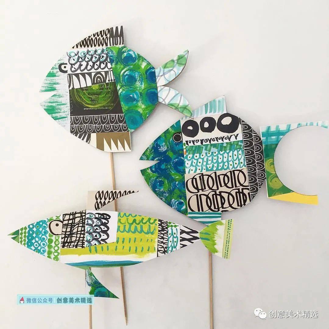 手绘与剪贴结合——20张装饰感十足的拼贴画作品，拯救创意美术缺灵感的你！_搜狐网, image size:1080x1080