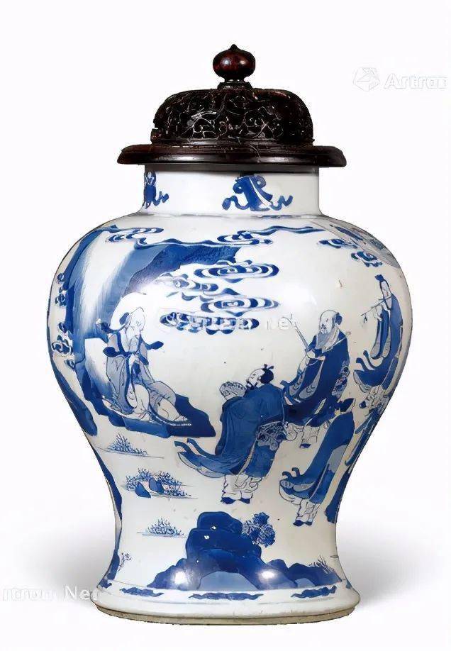 清代康熙时期青花发色图录（人物山水类）_搜狐网