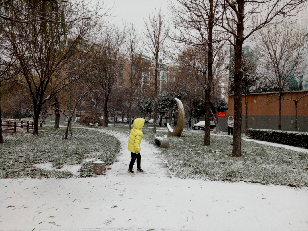 看窗外!桓台下雪了!