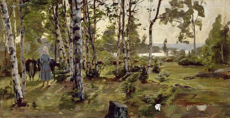 大众艺术网一位芬兰国宝级风景画大师芬兰著名学术流派画家维克多