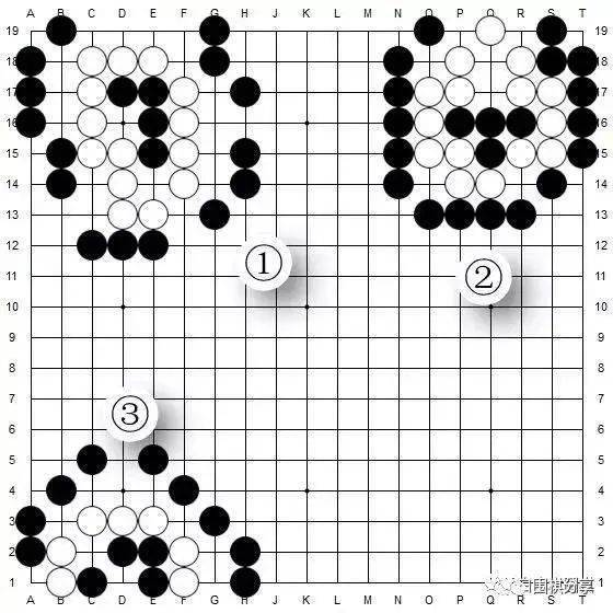 围棋入门知识:死活棋形—6种半死不活形:梅花五_手机搜狐网