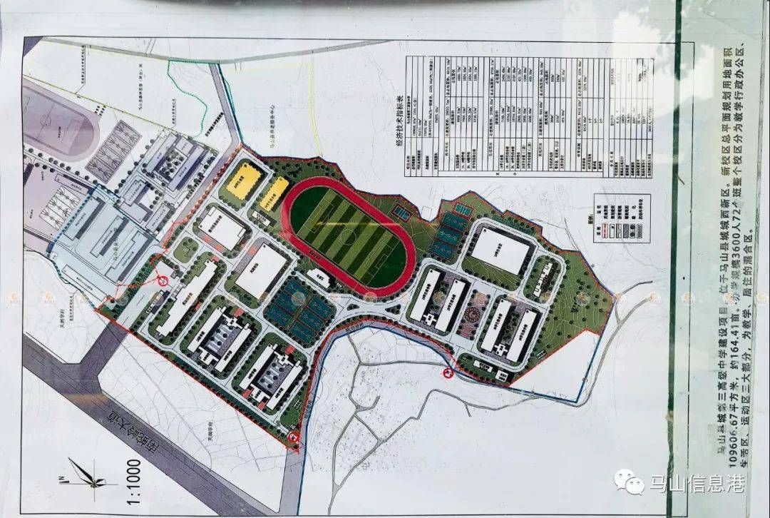 马山县城第三高级中学整体规划图来啦