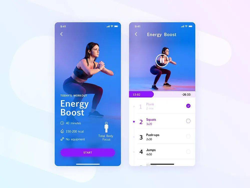 25组运动APP UI界面设计欣赏_赛博
