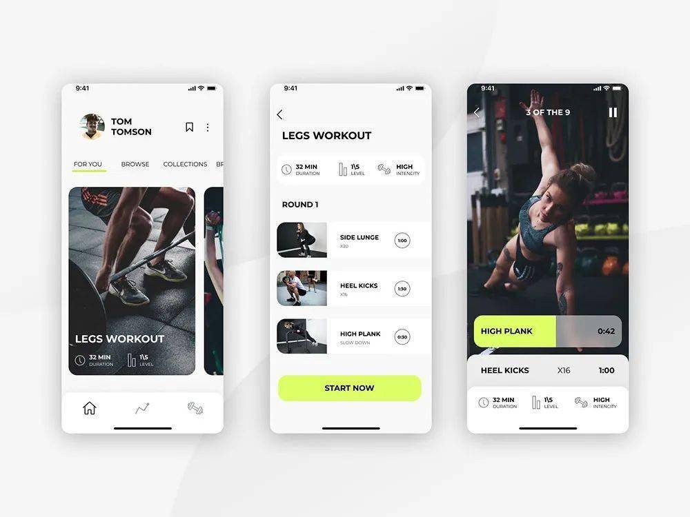 25组运动APP UI界面设计欣赏_赛博