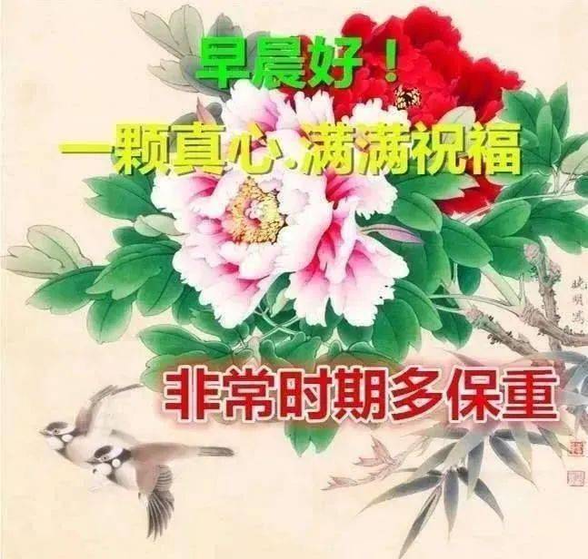 中老年表情包非常时期多保重出门记得戴口罩不能大意