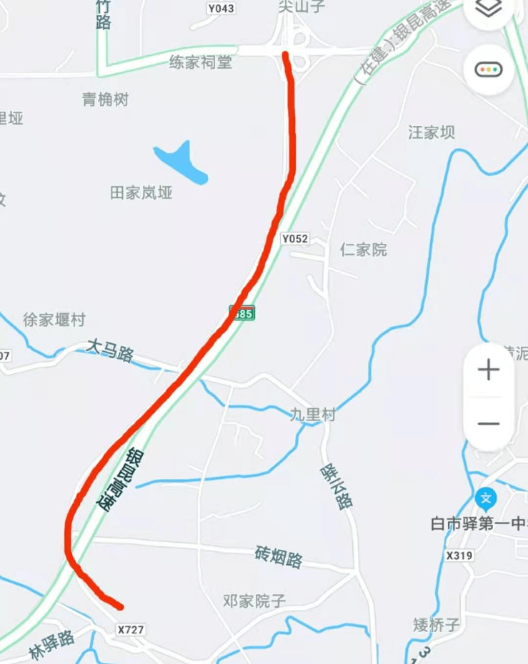 快速路一纵线 青龙咀立交至农马立交段正式通车 标志着西部(重庆)科学