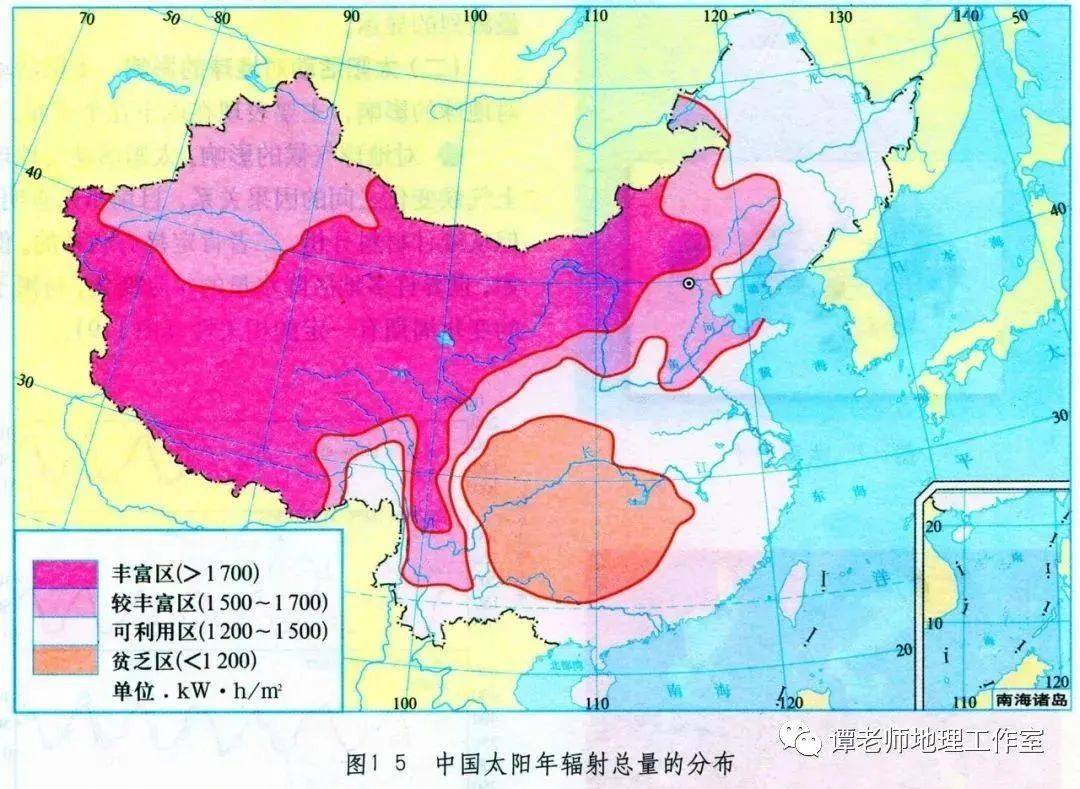 太阳辐射影响人口分布吗_世界年太阳辐射量分布