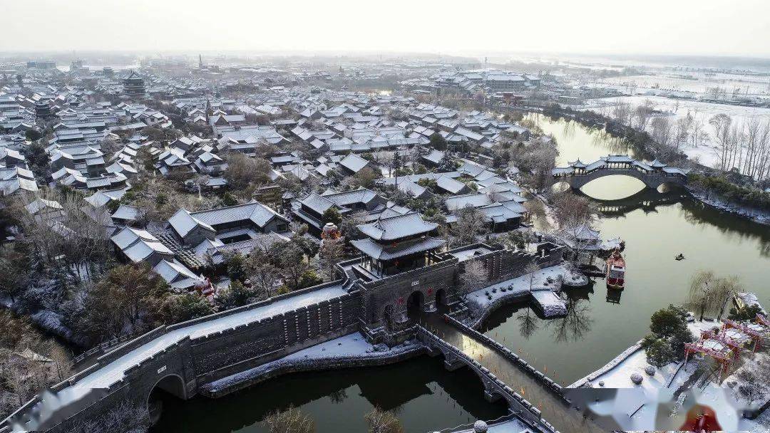岁末期待的这场雪安排上了!台儿庄古城超美雪景即将来袭!