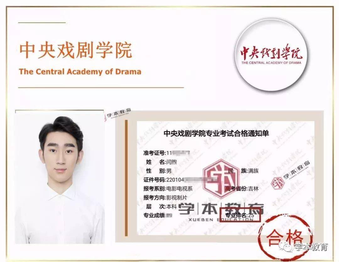 报考季专业解读 | 影视表演_合格证