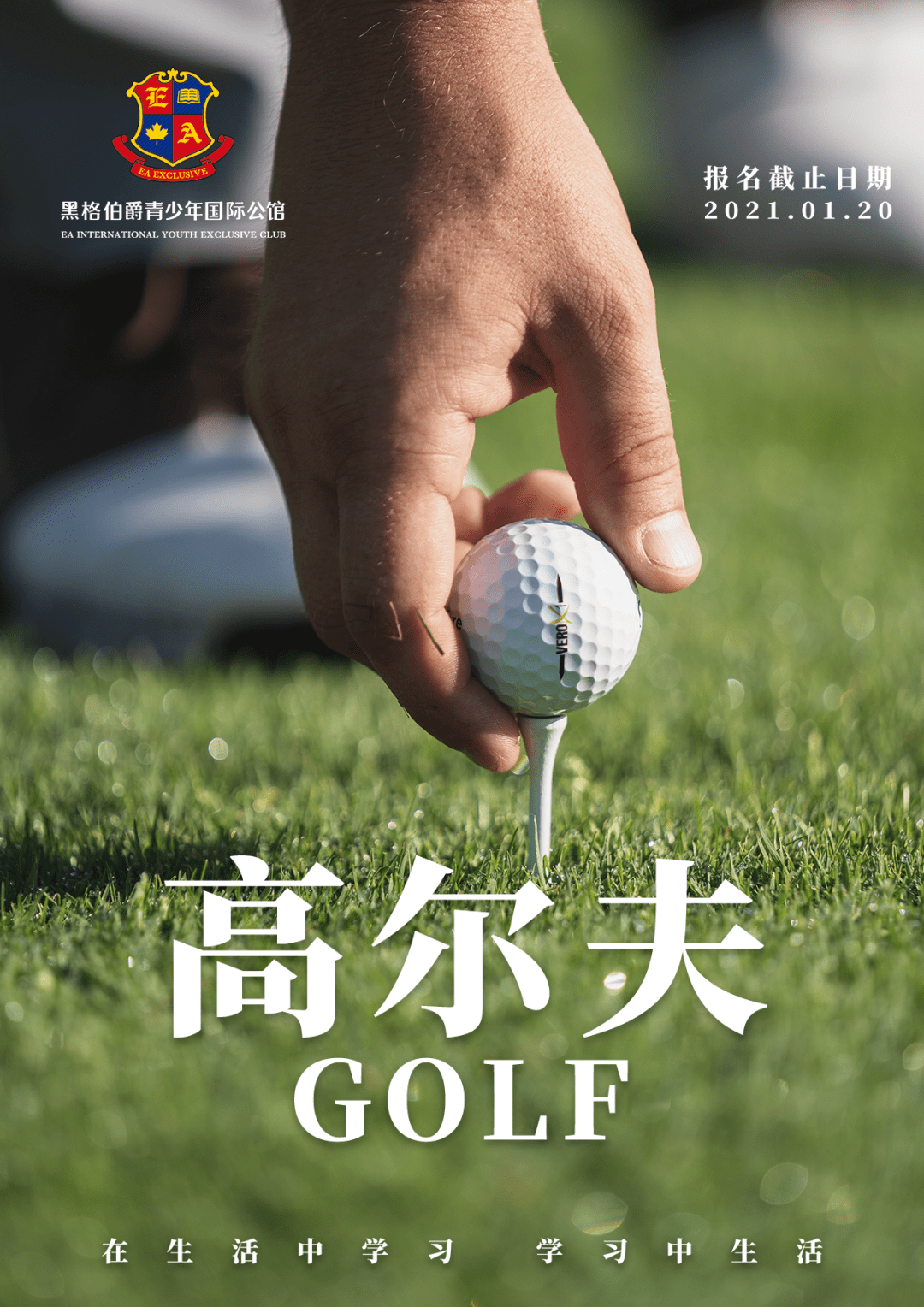 球运动是利用不同的高尔夫球杆将高尔夫球打进球洞的一项运动项目