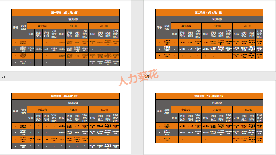 培训计划书范文