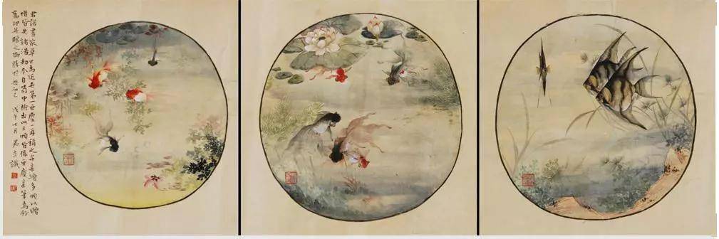 中国的第一笔”，汪亚尘的金鱼画_搜狐网