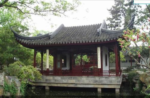 略观苏式园林庭院设计_建筑