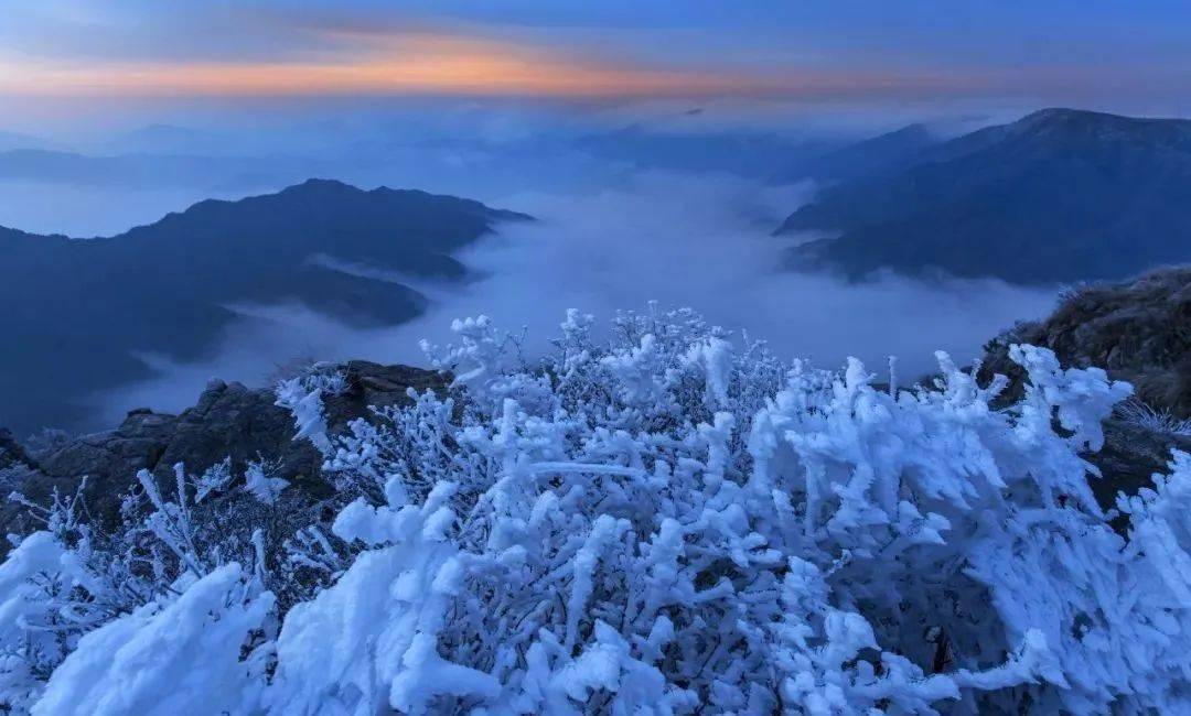 冬天就要做点浪漫的事呀在括苍山等一场日出听一次雪落下的声音