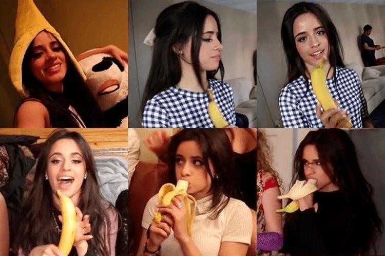 卡妹camila cabello 爱吃大香蕉!