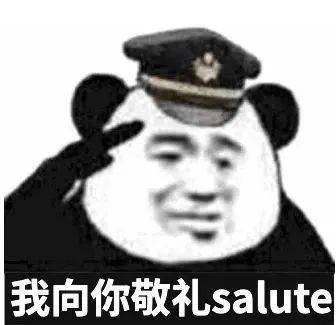 salute这个梗源于之前的一个恶搞视频,视频中一个人模仿陈冠希的语气