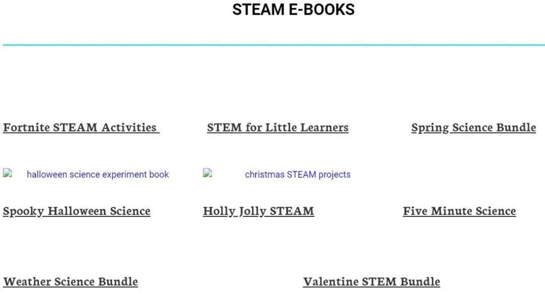 一个面向家庭STEM教学的网站设计
