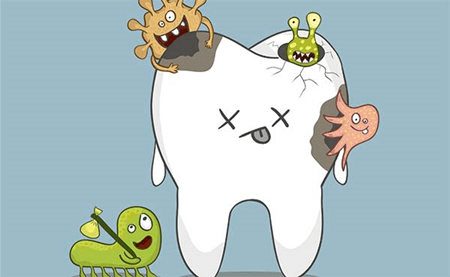 牙齿龋坏("长虫牙")